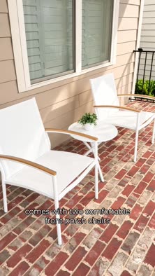 Shintenchi 3 piece patio bistro set