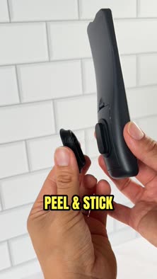 Magnetic silicone remote control holder